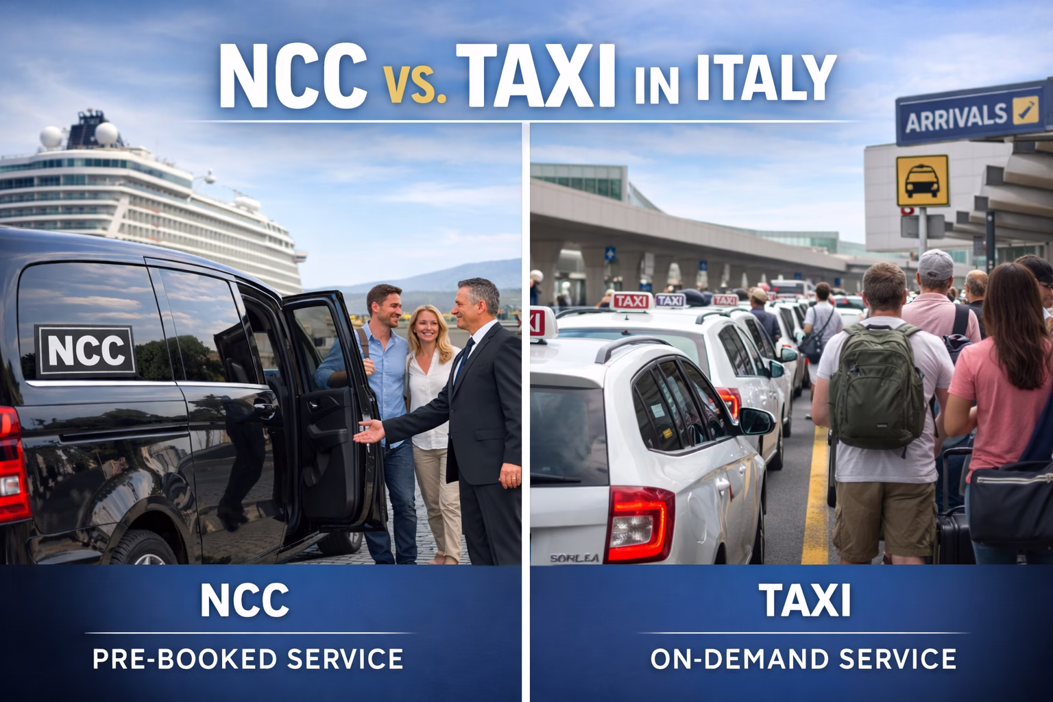 ncc vs. taxi in italy ncc vs taxi in italy